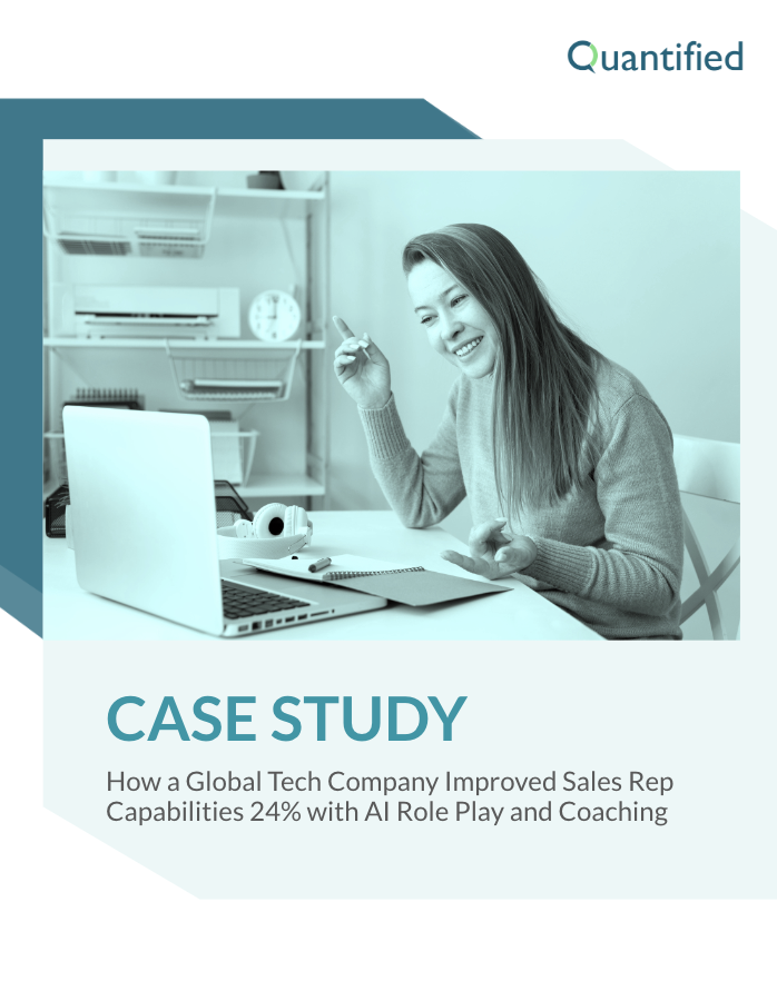 How a Global Tech Company Improved Sales Rep Capabilities 24% with AI Role Play and Coaching